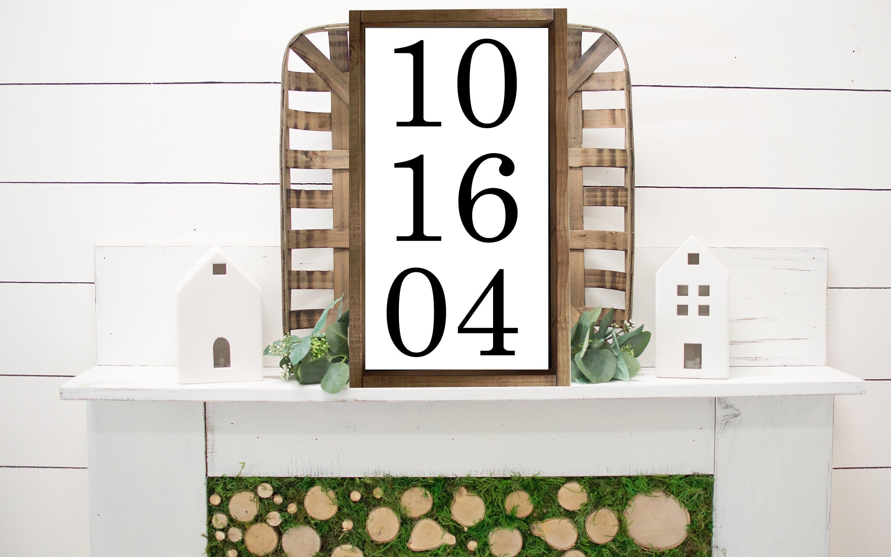 Custom Date Sign - Half Pint Ink