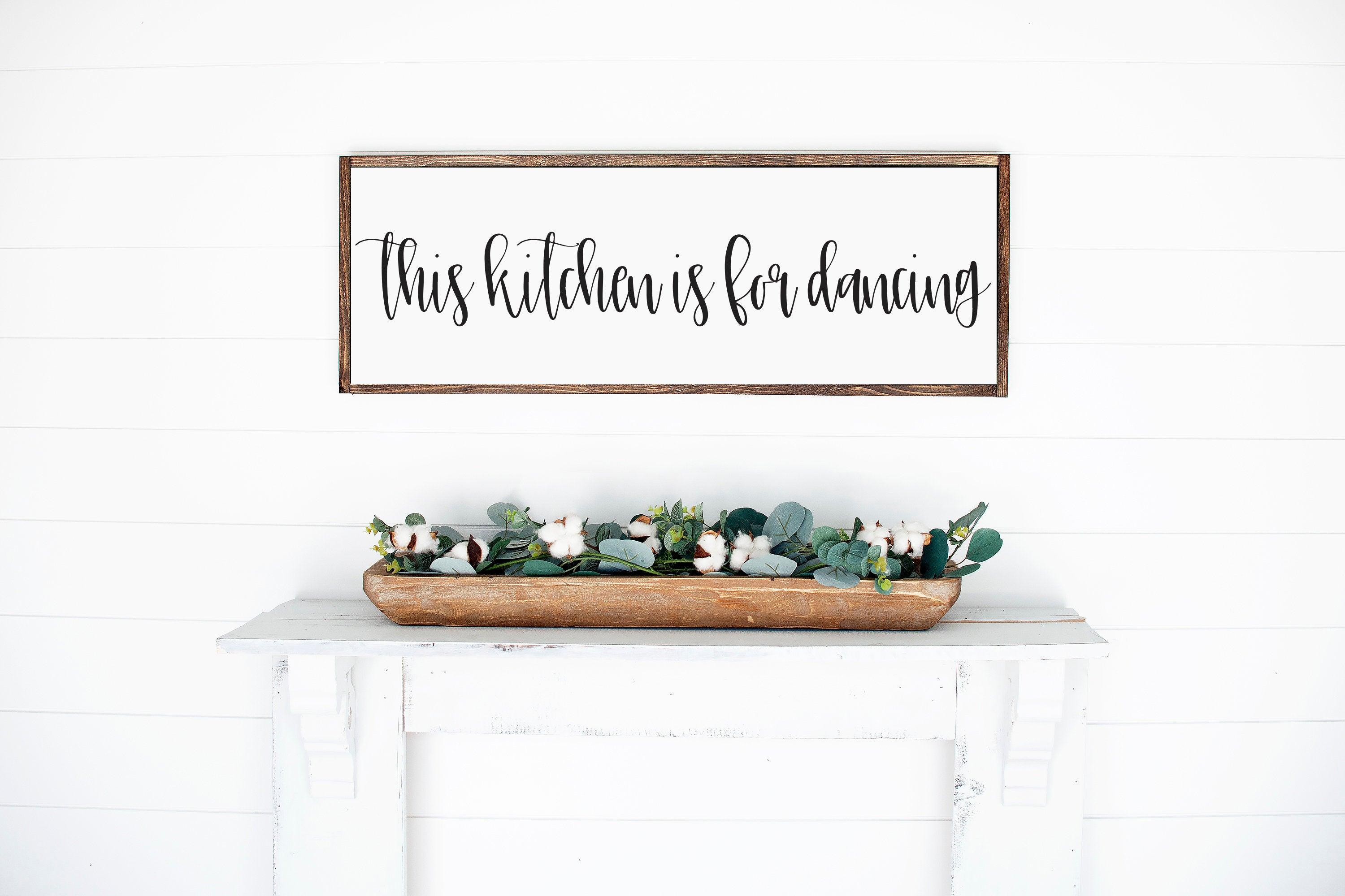 This Kitchen Is For Dancing Sign - Half Pint Ink