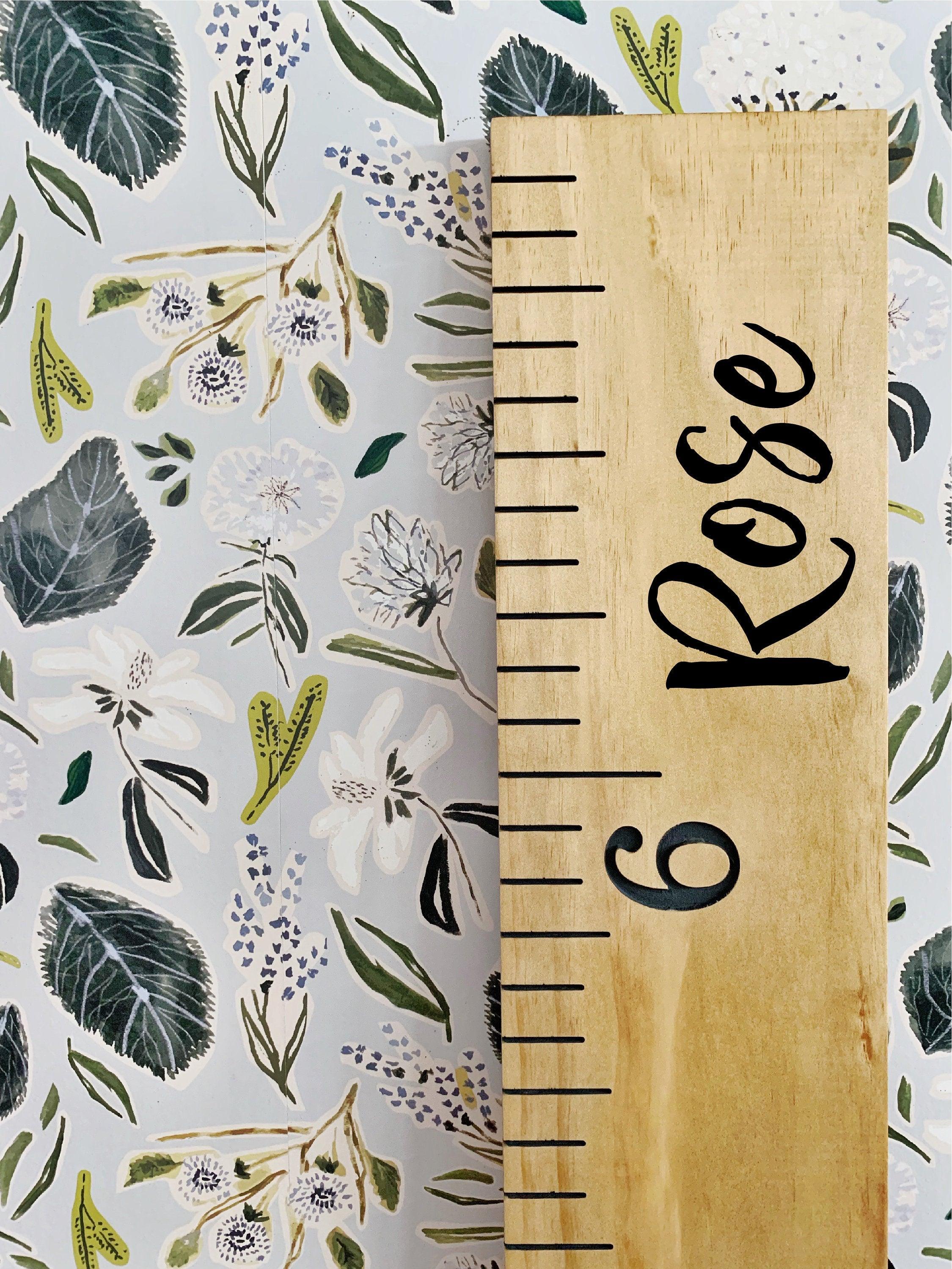Rose Edition : Engraved Growth Chart - Half Pint Ink