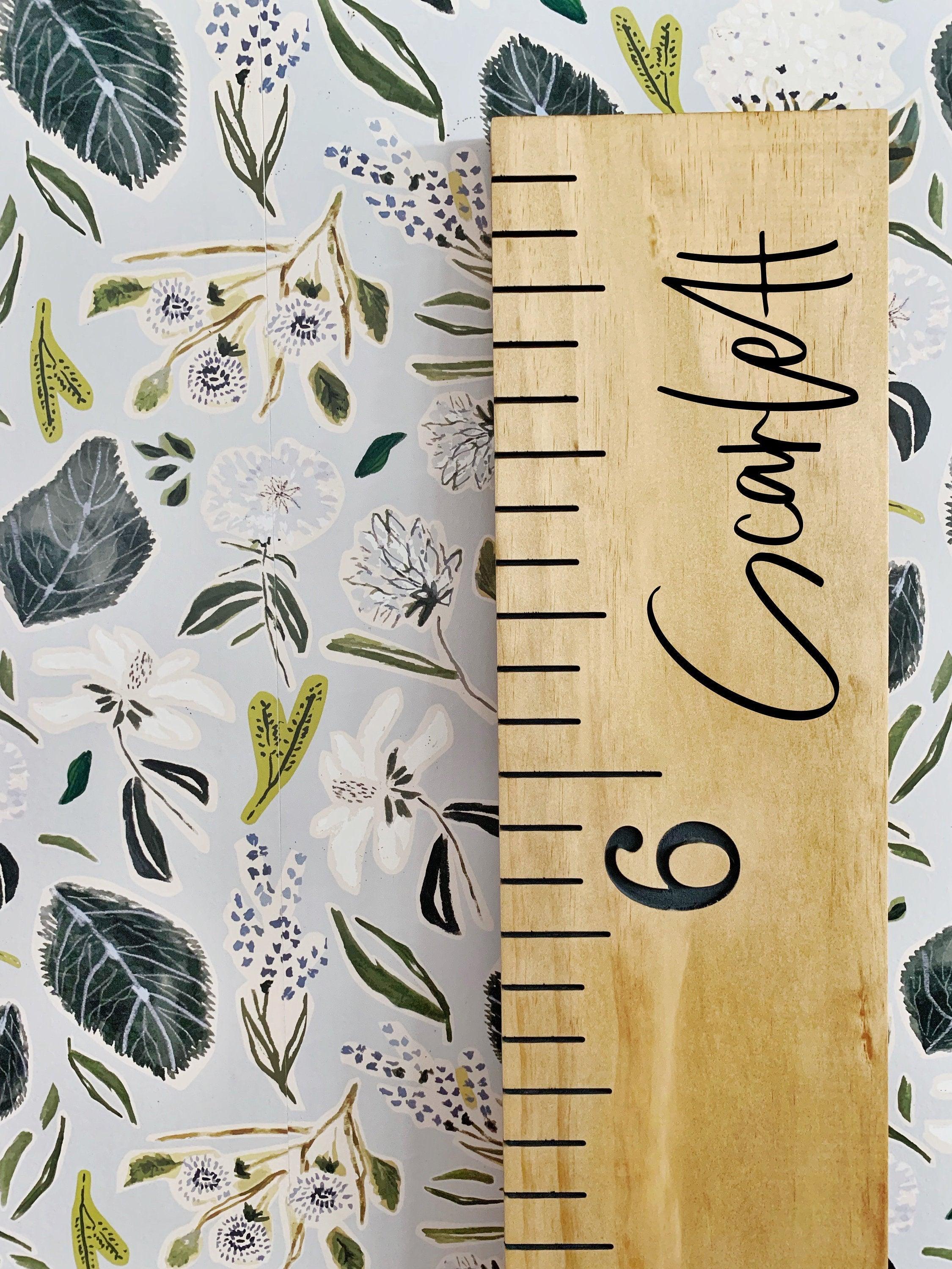 Scarlett Edition : Engraved Growth Chart - Half Pint Ink