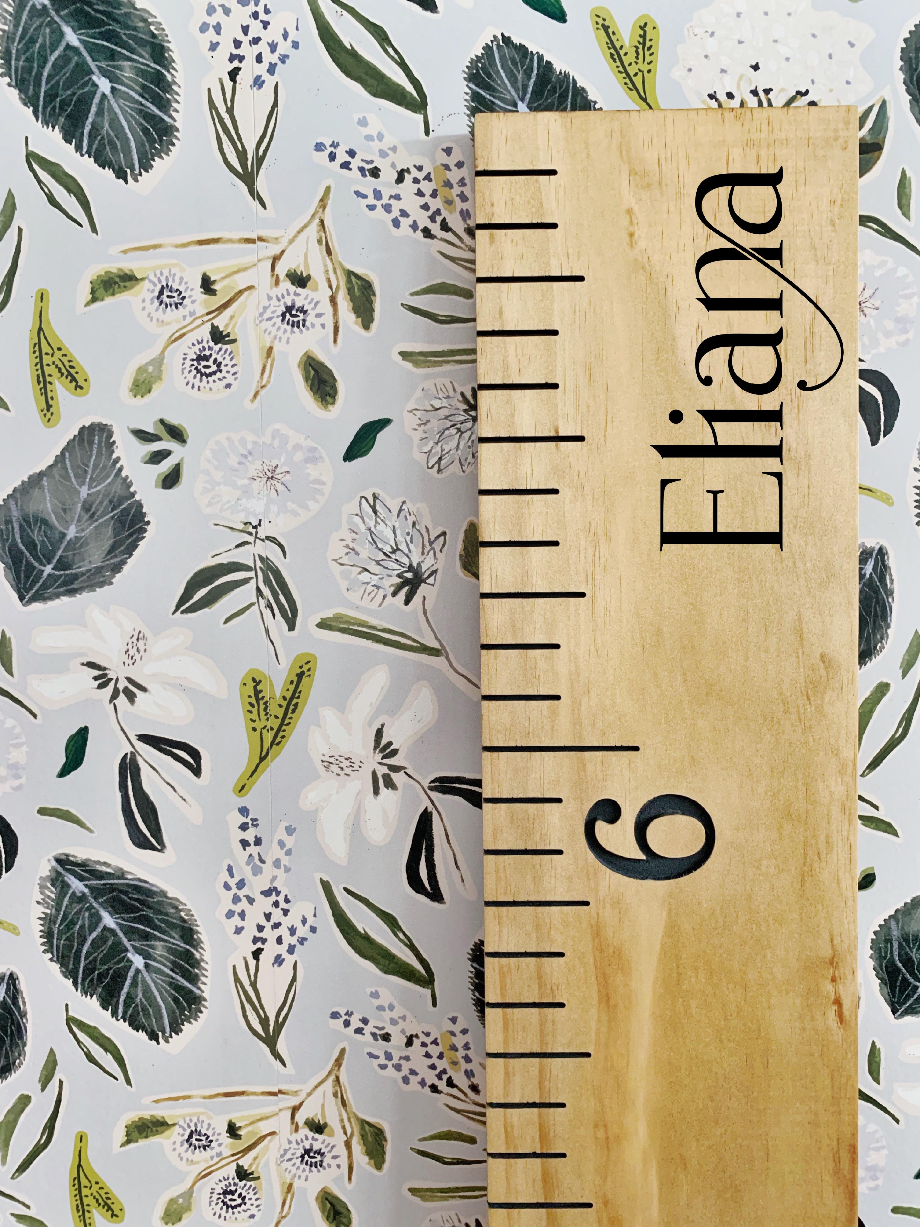 Eliana Edition : Engraved Growth Chart - Half Pint Ink