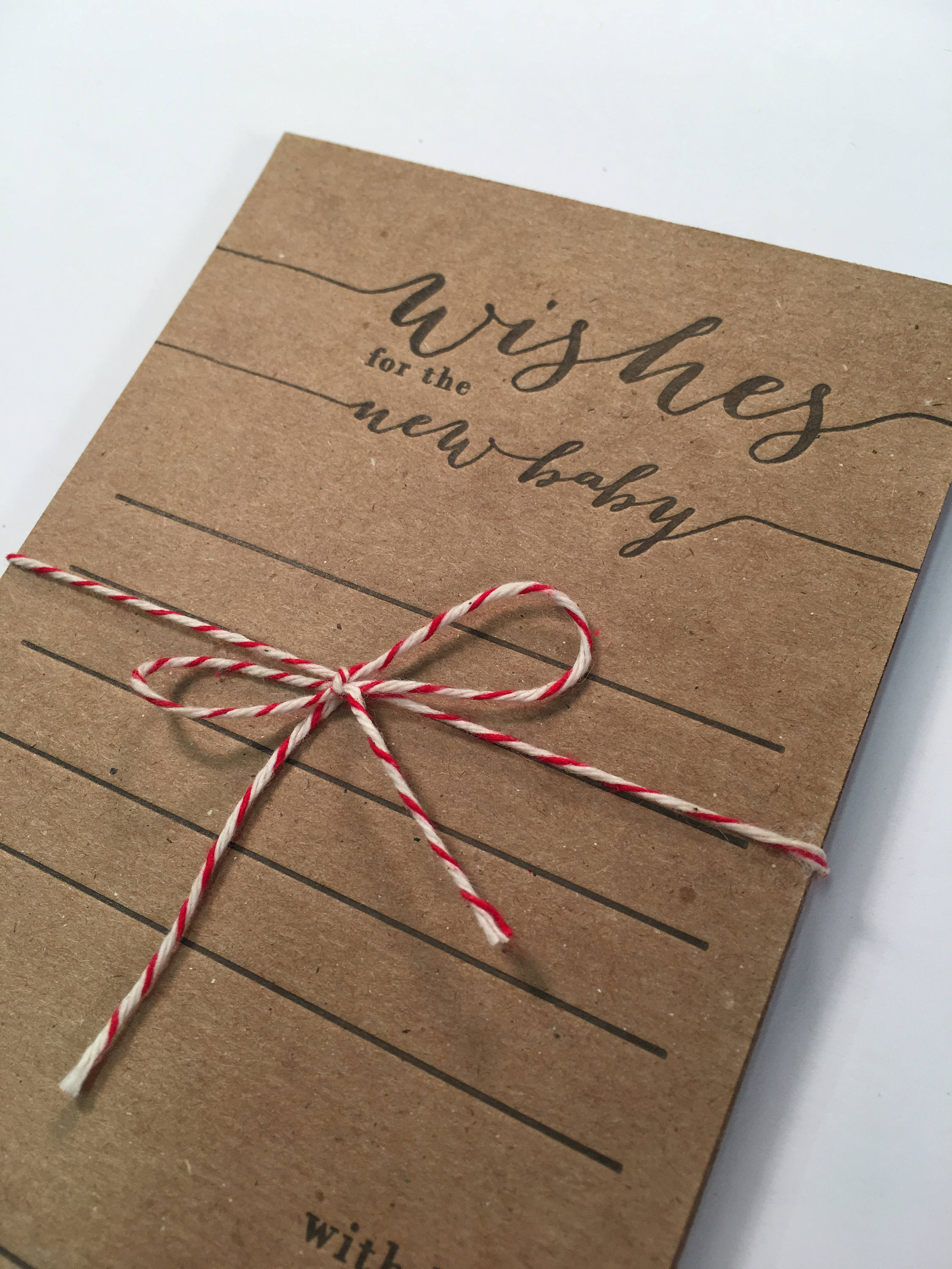 Wishes For The New Baby Letterpress Note Cards