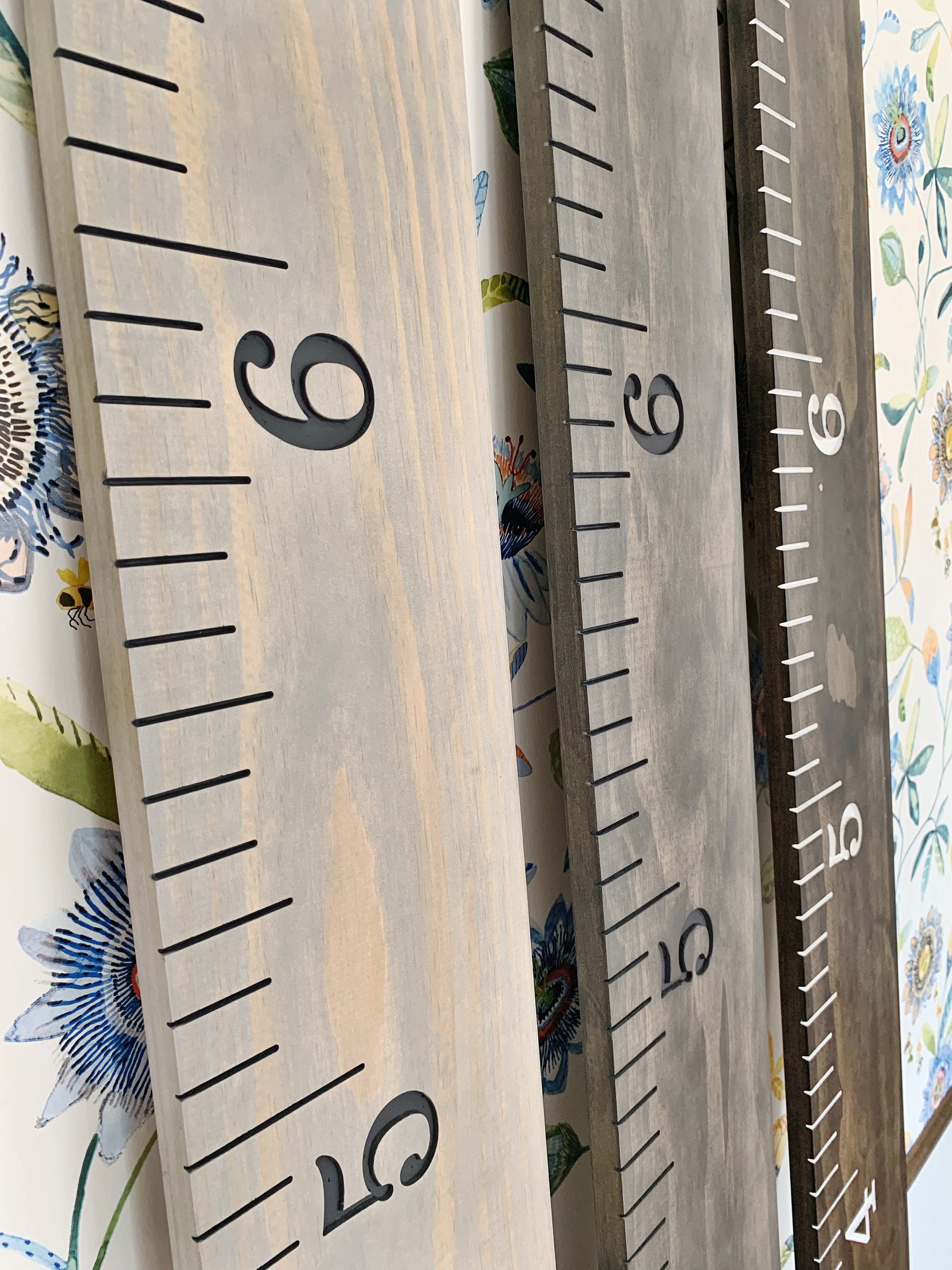 6 Inch Ruler Measurements, Engraved Growth Chart, Half Pint Ink