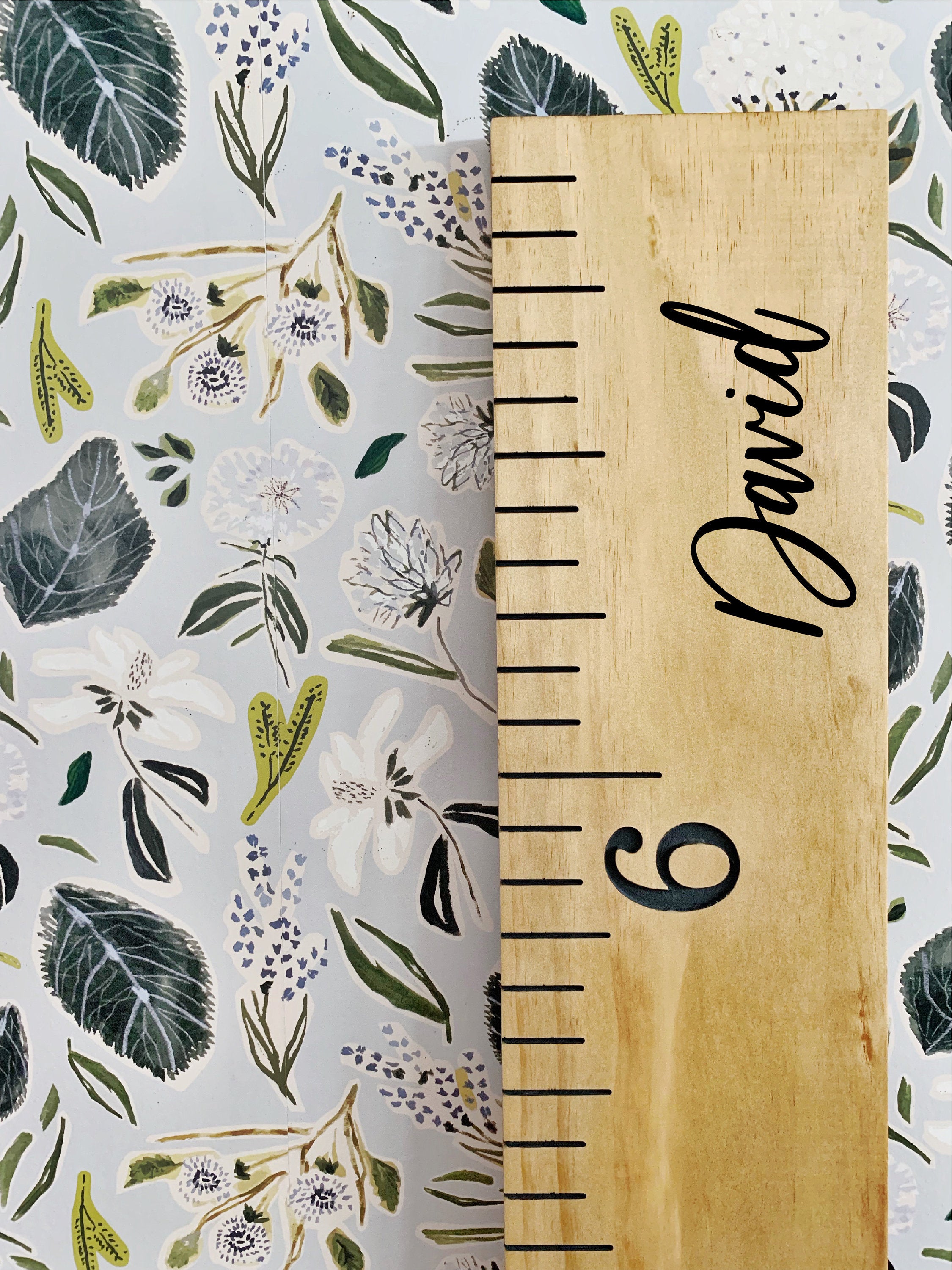 David Edition : Engraved Growth Chart - Half Pint Ink