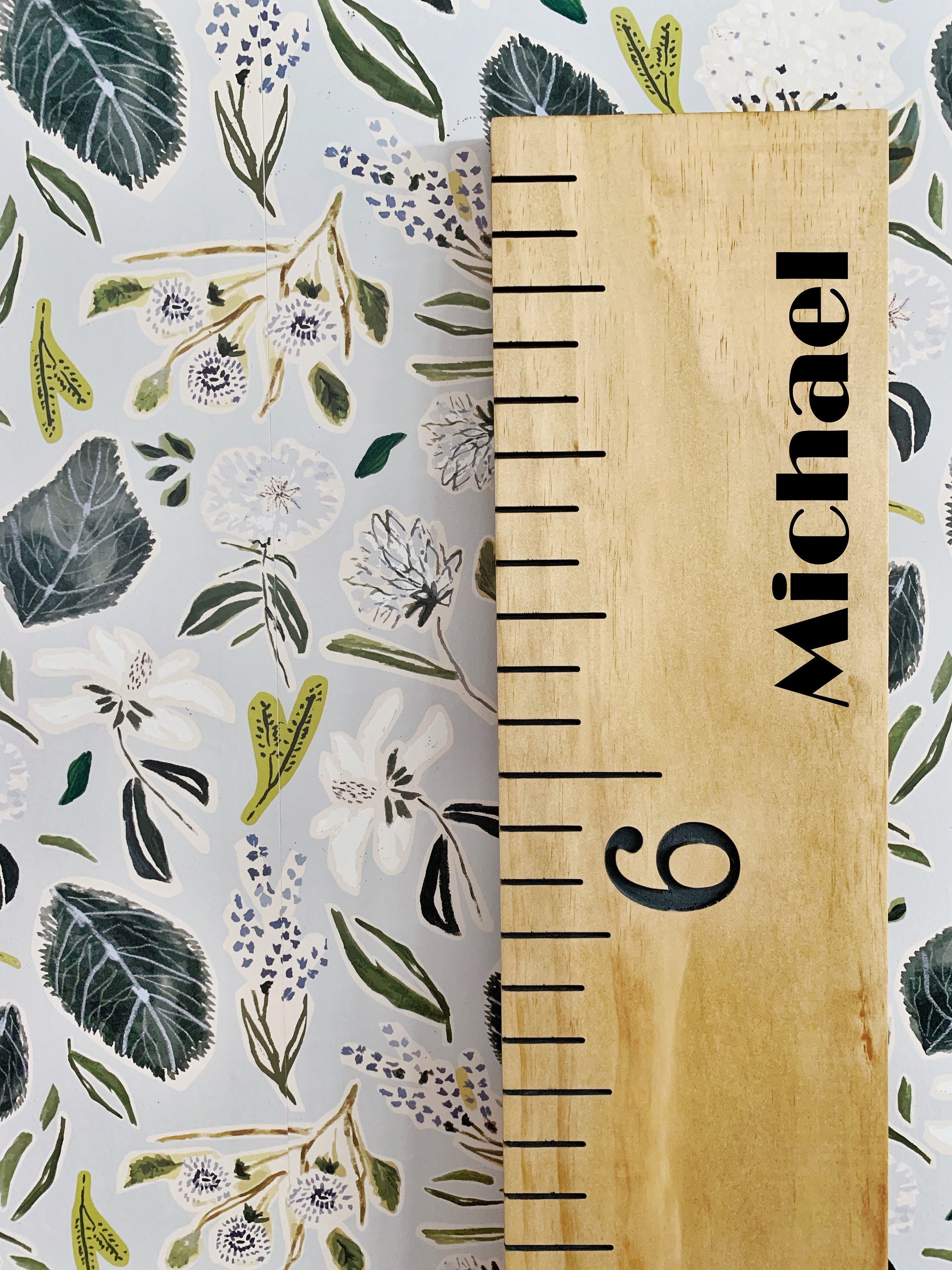 Michael Edition : Engraved Growth Chart - Half Pint Ink