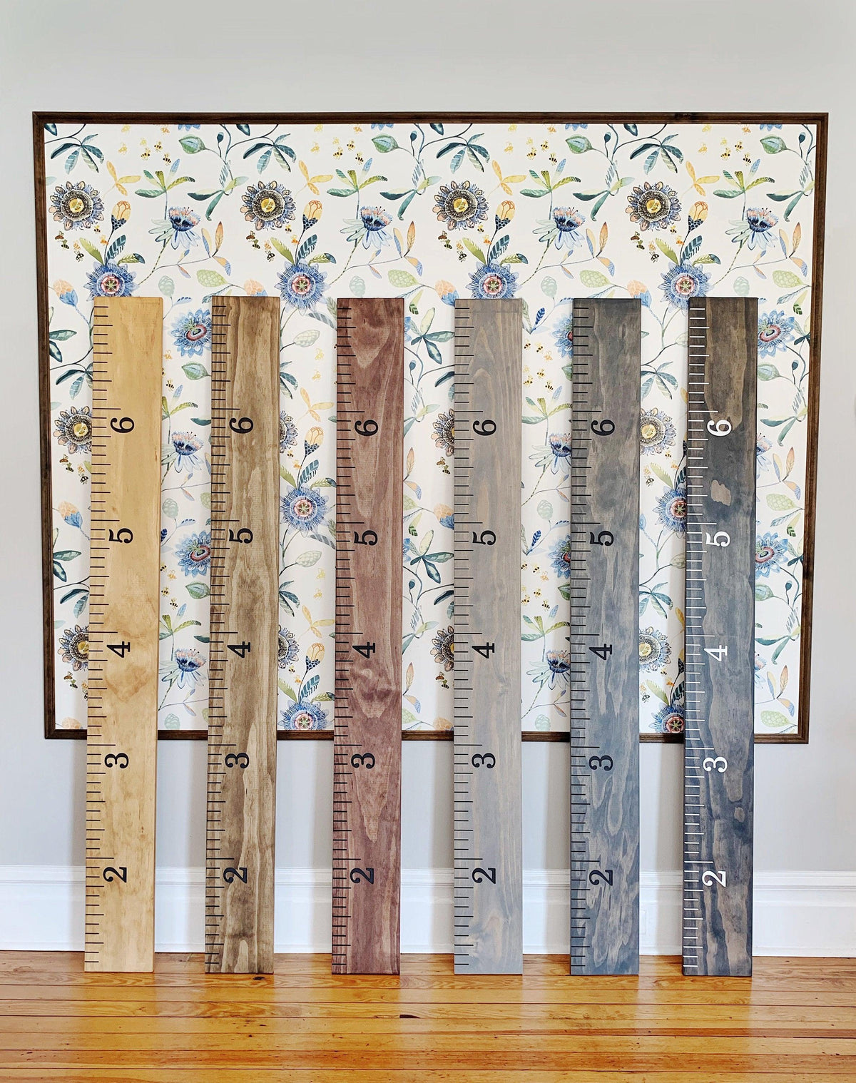 Red Mahogany Growth Rulers | Growth Chart Red Mahogany | Half Pint Ink
