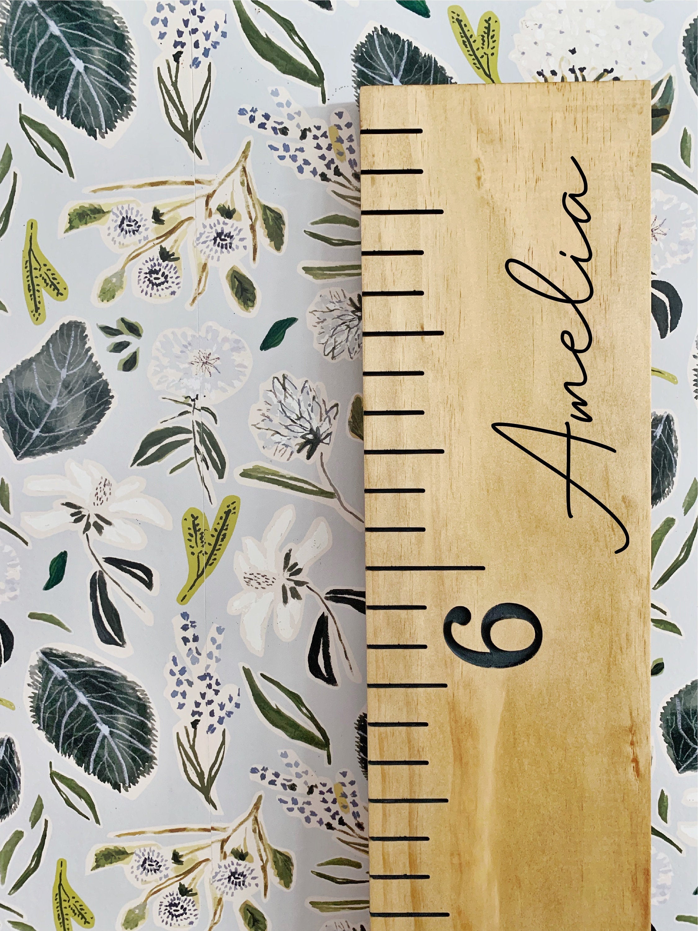 Amelia Edition : Engraved Growth Chart - Half Pint Ink