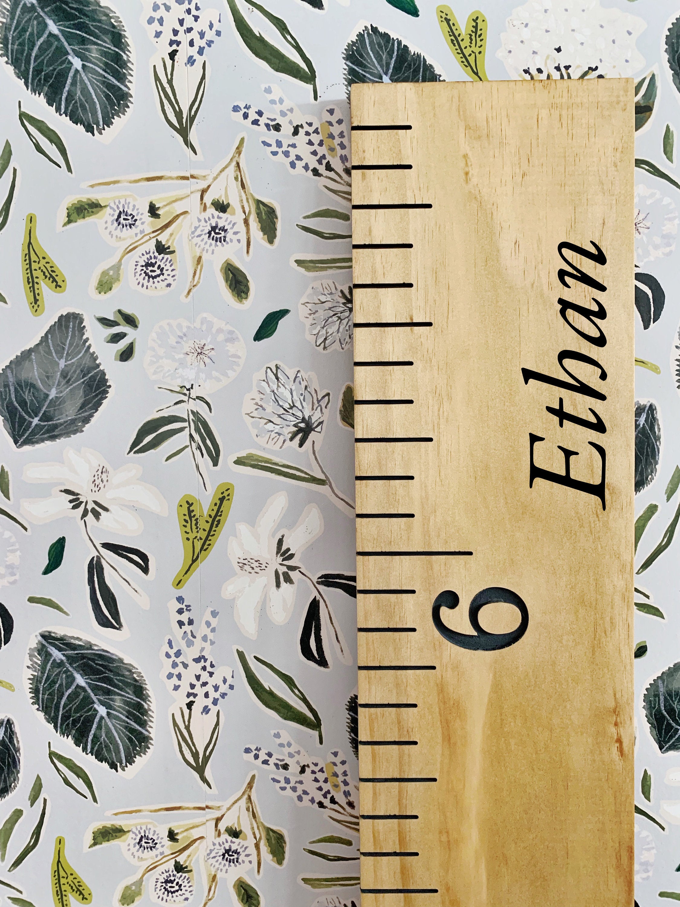 Ethan Edition : Engraved Growth Chart - Half Pint Ink