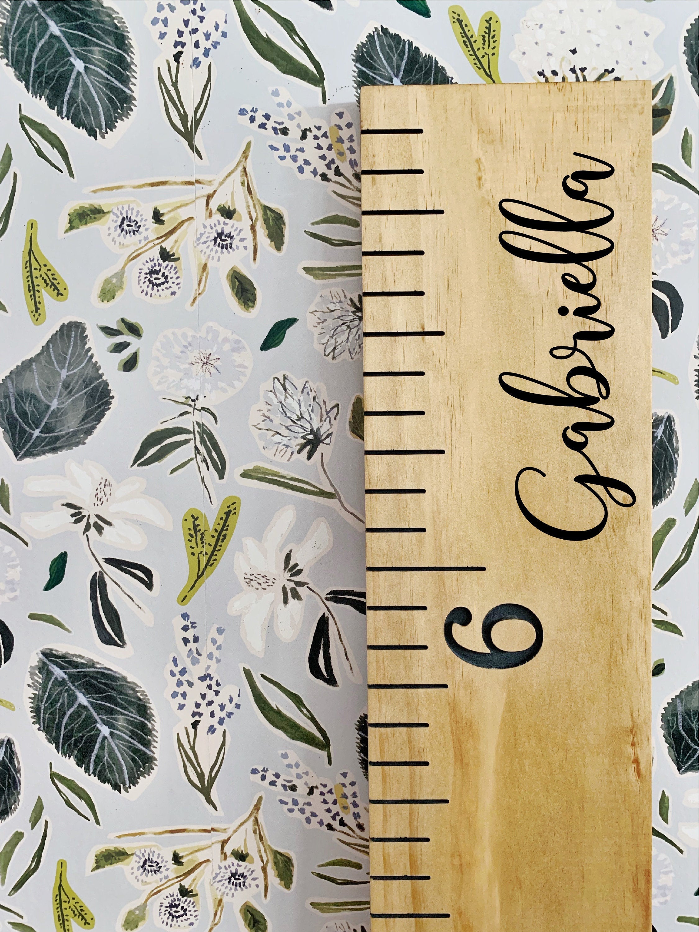 Gabriella Edition : Engraved Growth Chart - Half Pint Ink