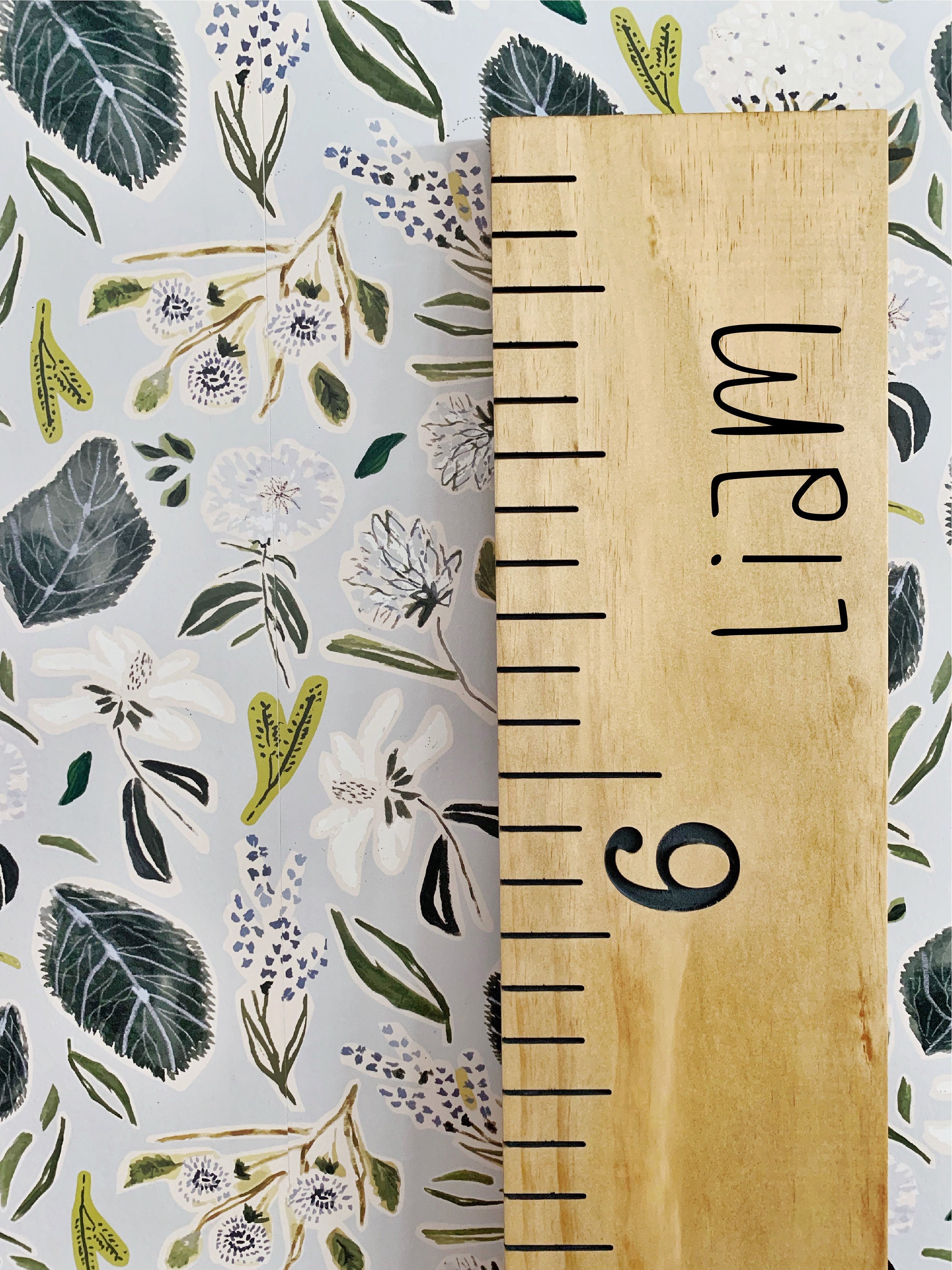 Liam Edition : Engraved Growth Chart - Half Pint Ink