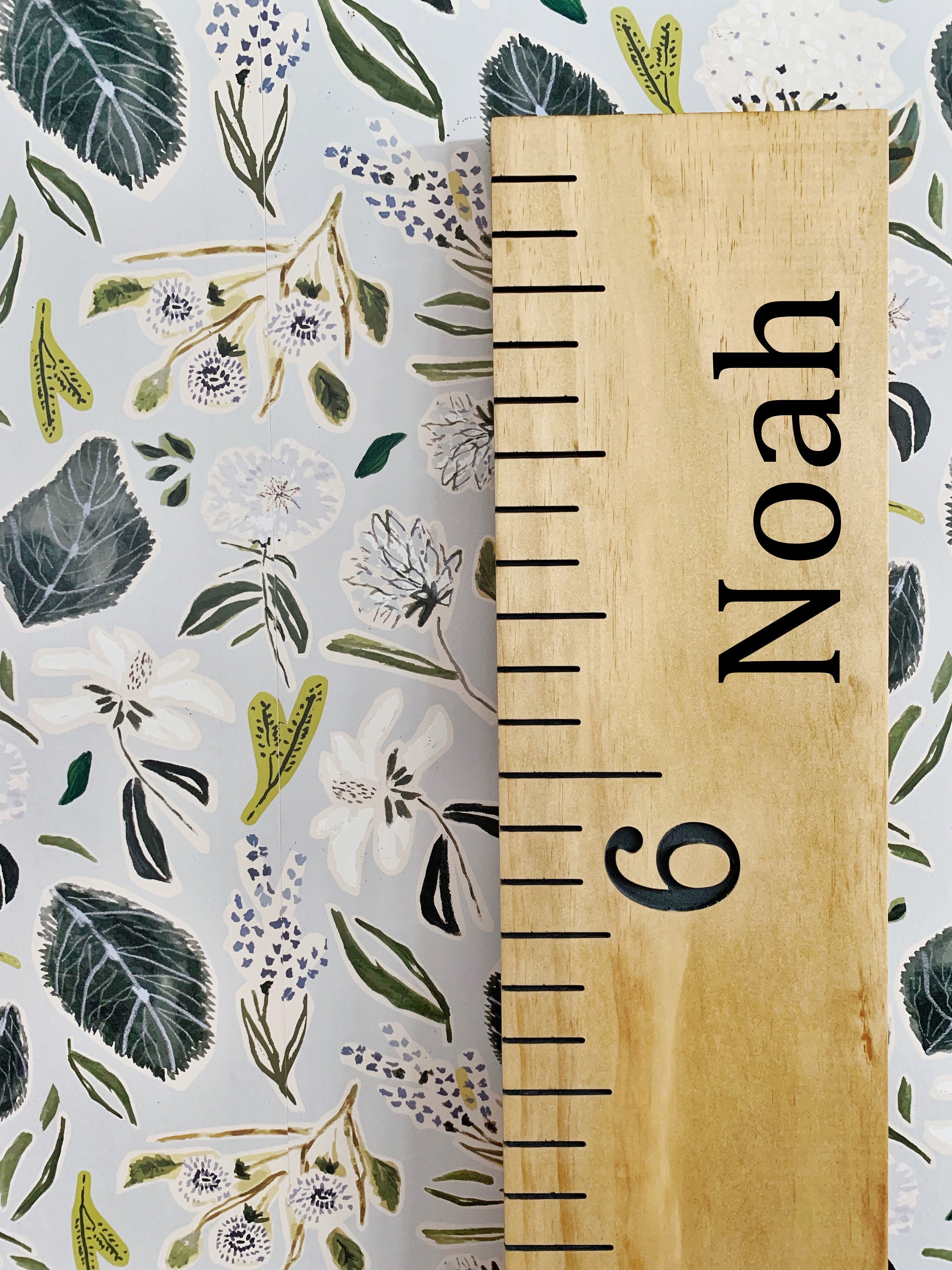 Noah Edition : Engraved Growth Chart - Half Pint Ink