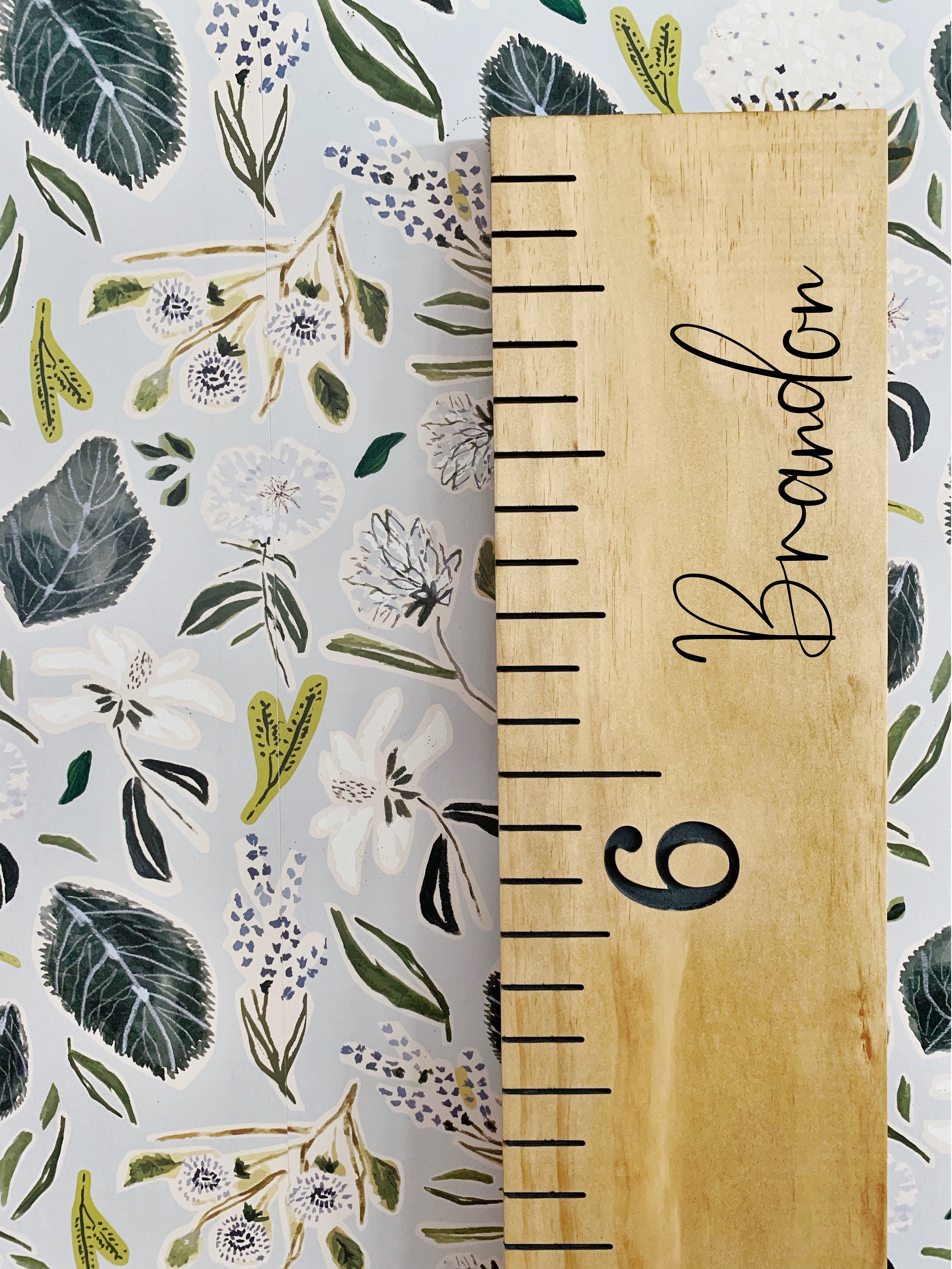 Brandon Edition : Engraved Growth Chart - Half Pint Ink