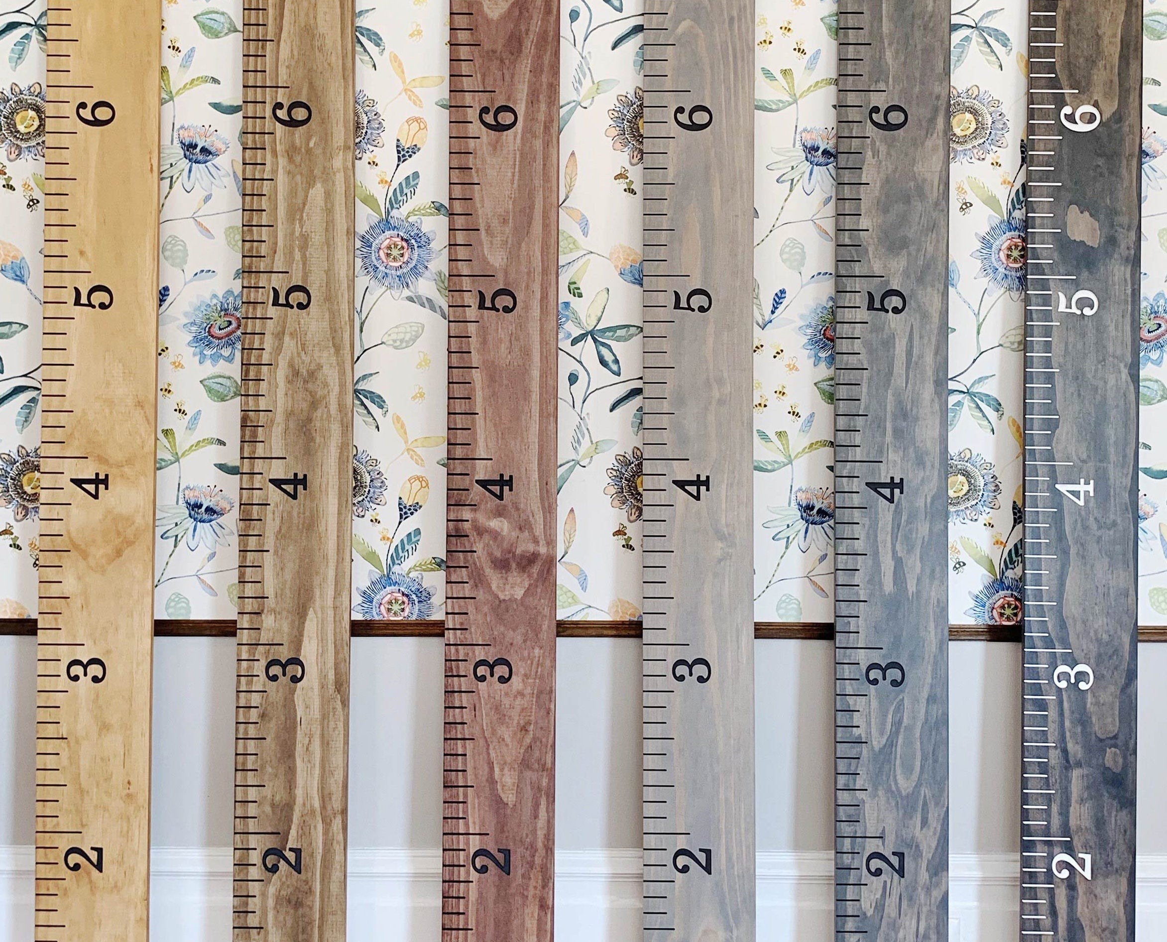 6 Inch Ruler Measurements, Engraved Growth Chart, Half Pint Ink