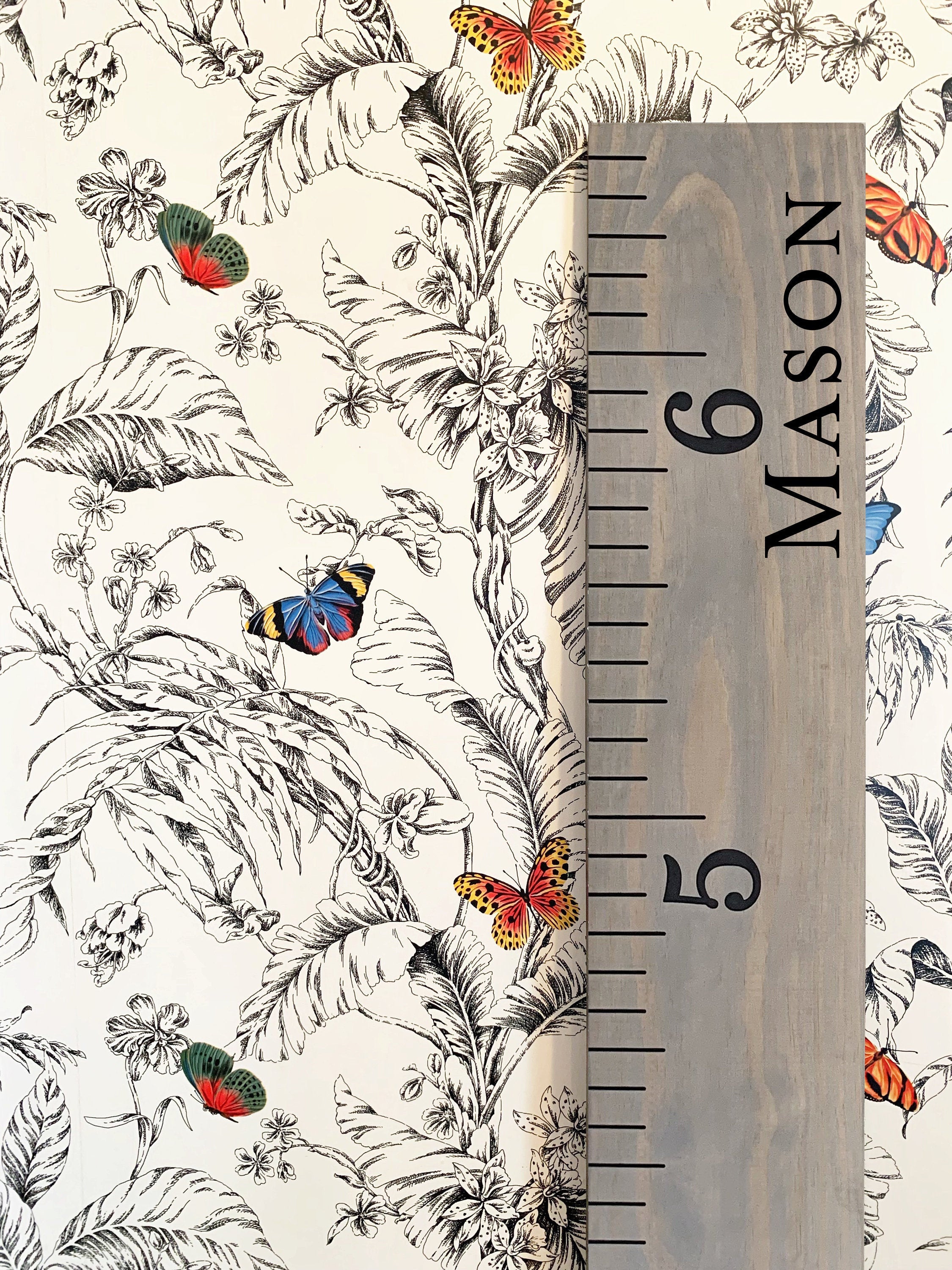 Custom Engraved Growth Chart : Six (6) Inch Edition - Half Pint Ink