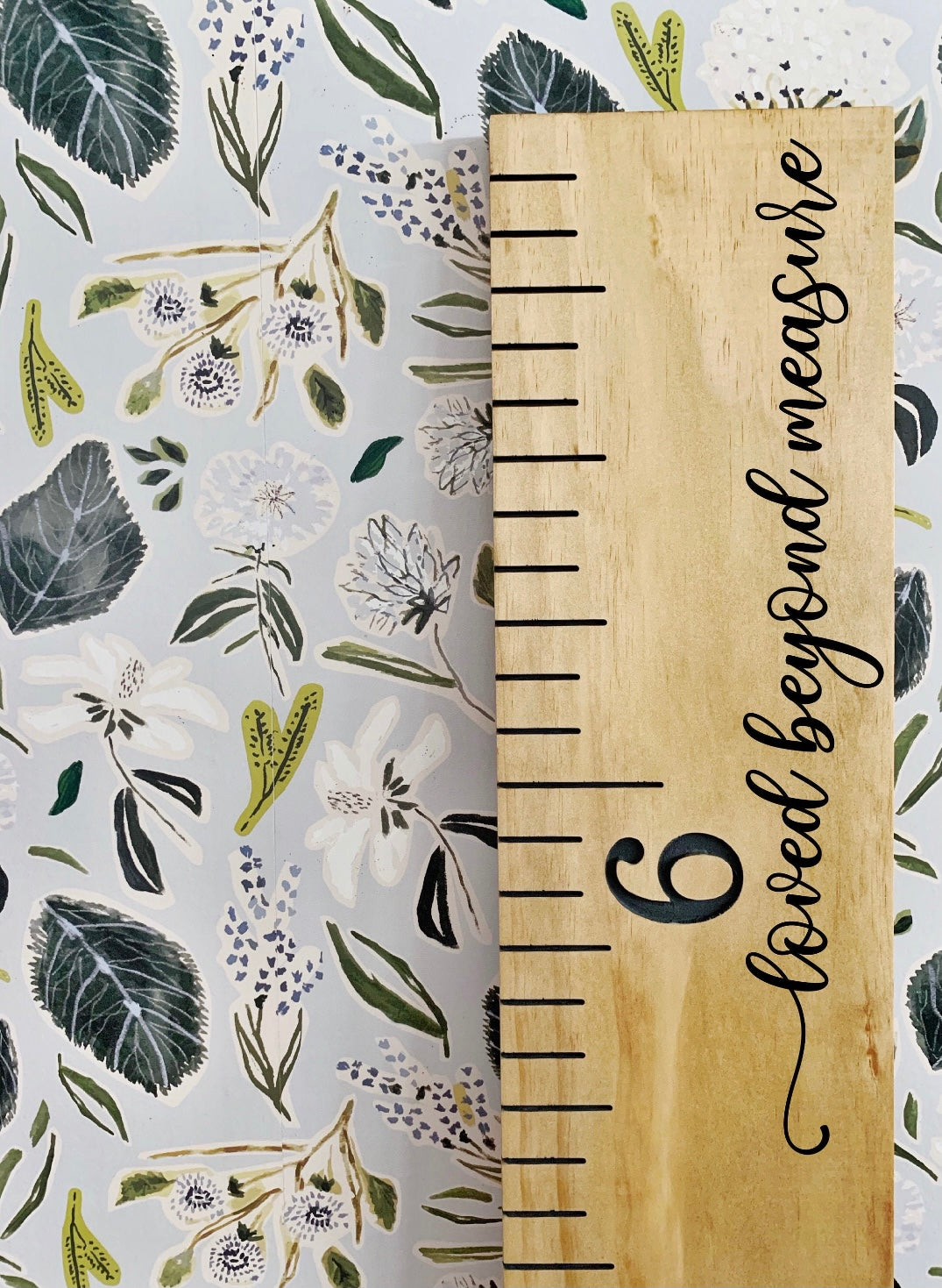 Loved Beyond Measure Edition : Engraved Growth Chart - Half Pint Ink